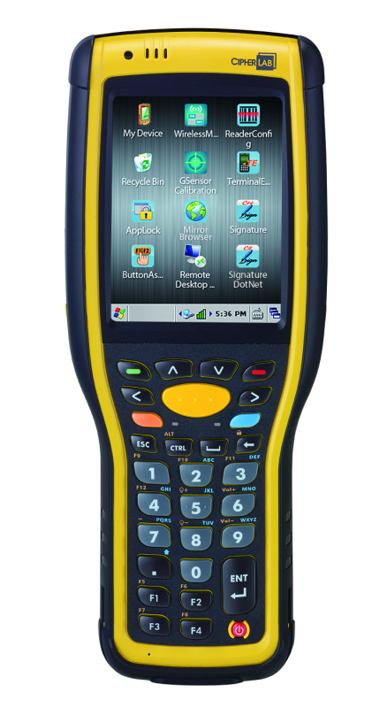 9700-2D Windows CE 6.0 mit ultra leistungsfähigem 2D-Code /Barcode - Lesekopf, 30 Tasten