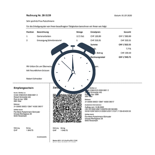 uebergangsfrist qr rechnung schweiz